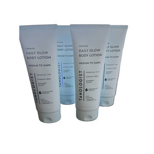 Lot of 4 Tanologist Daily Glow Hydrating Gradual Tan Lotion - Medium to Dark 8.4